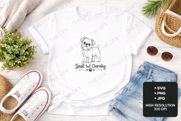 Brussels Griffon SVG: Graphics for T-Shirt Designs