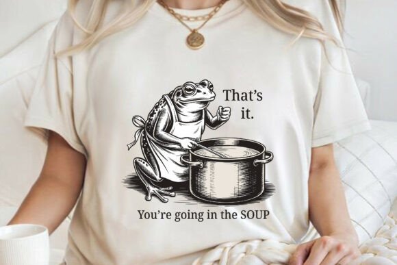 Funny Frog Shirt SVG: Graphics for T-Shirt Designs