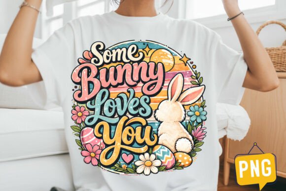 Happy Easter Day PNG: Graphics for T-Shirt Designs