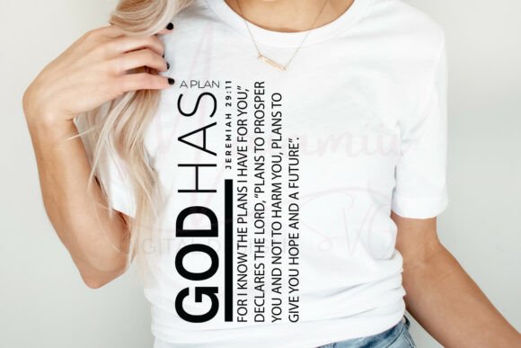 Jeremiah 29:11 SVG for T-Shirt Designs & Graphics