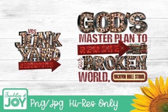 Junkyard Redemption PNG for T-Shirts & Graphics