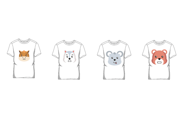 T-shirt Animal Design: Graphics & Illustrations
